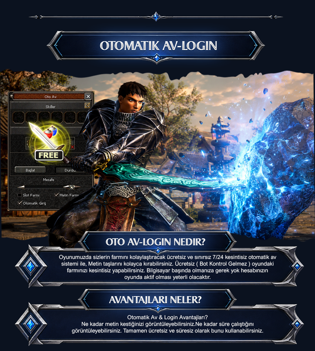 Otomatik Av - Login